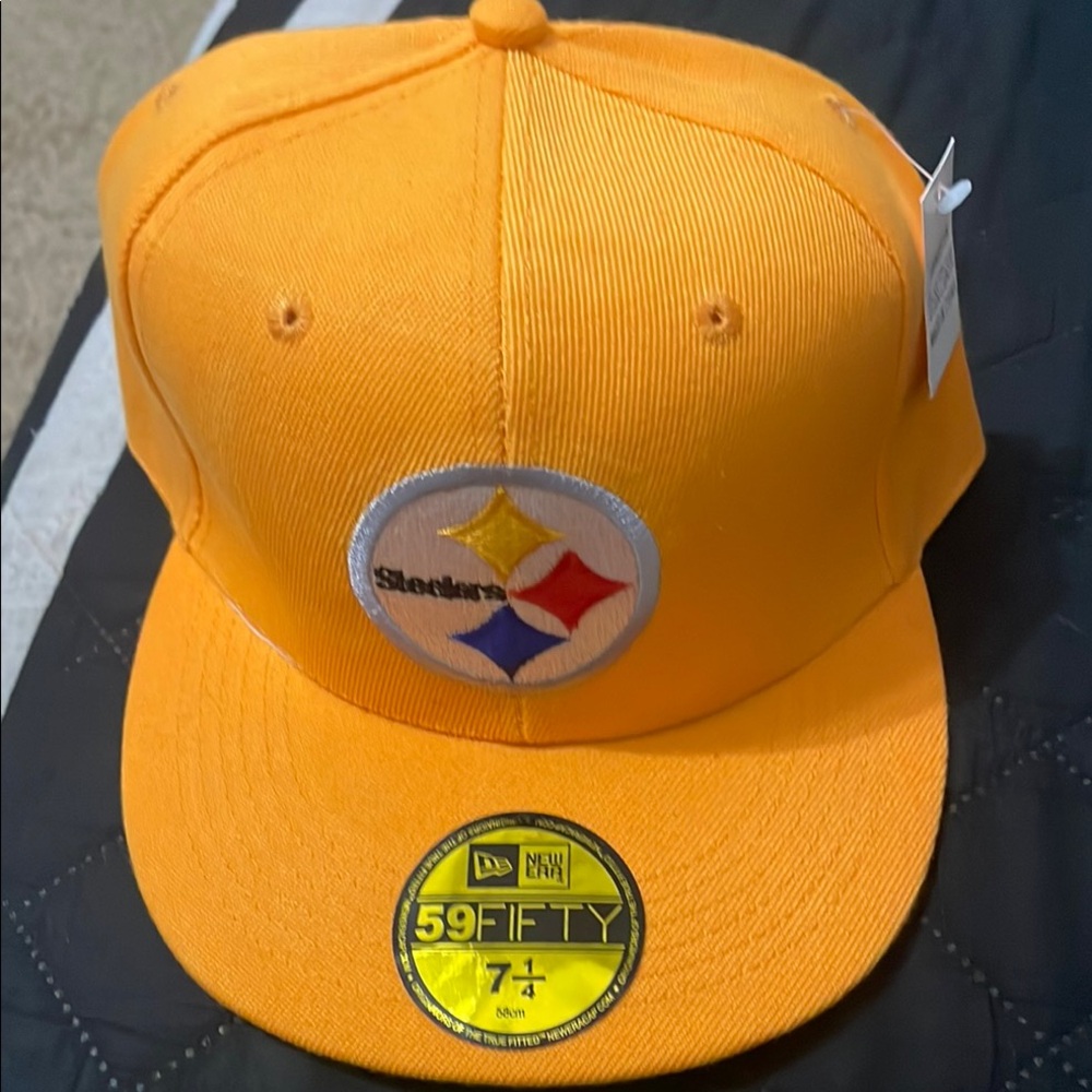 New Era 59FIFTY yellow Pittsburgh Steelers Cap